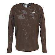 ニューバランス（new balance）（メンズ）長袖Tシャツ メンズ Q Speed ジャカードショート MT33286DUO