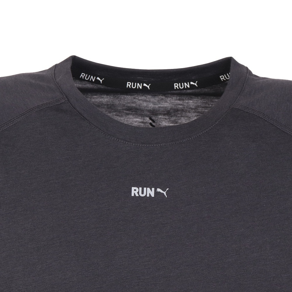 プーマ（PUMA）（メンズ）長袖Tシャツ メンズ RUN グラフィック  524618 75 DGRY