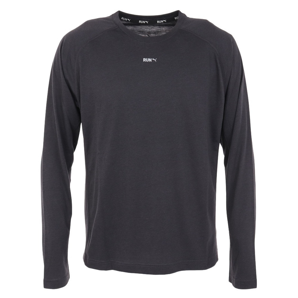 プーマ（PUMA）（メンズ）長袖Tシャツ メンズ RUN グラフィック  524618 75 DGRY