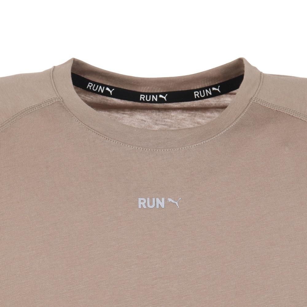 プーマ（PUMA）（メンズ）長袖Tシャツ メンズ RUN グラフィック 524618 82 KHK