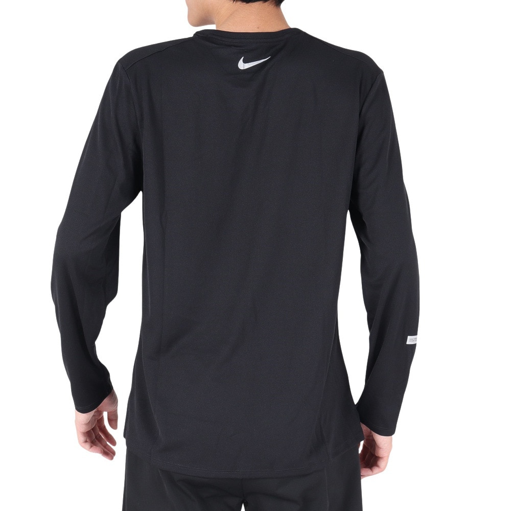 ナイキ（NIKE）（メンズ）ドライフィット UV 長袖ランニングトップ マイラー フラッシュ FB8553-010