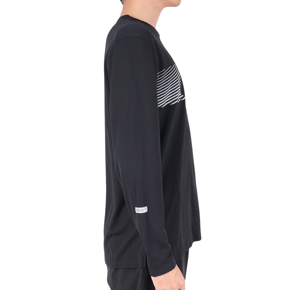 ナイキ（NIKE）（メンズ）ドライフィット UV 長袖ランニングトップ マイラー フラッシュ FB8553-010