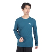 (メンズ)ランニング ラン フェイバリット 長袖 Tシャツ 523669 21 BGRY