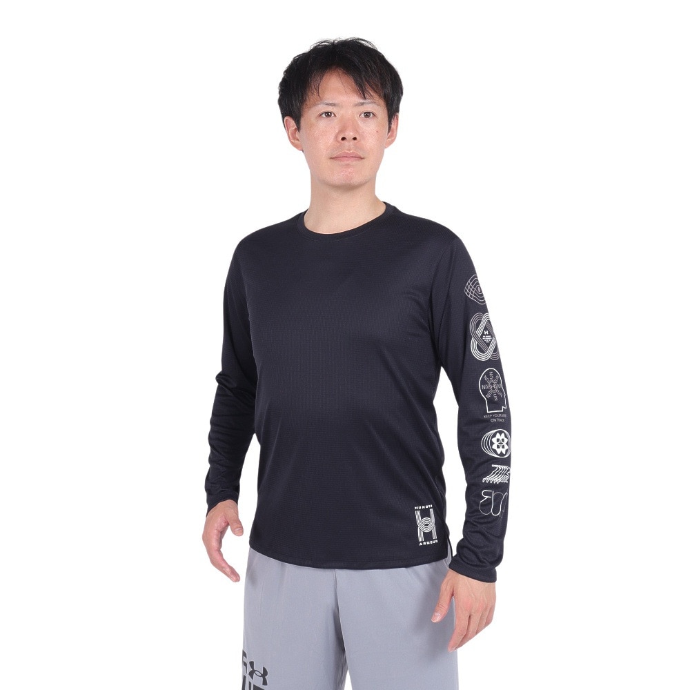 アンダーアーマー（UNDER ARMOUR）（メンズ）スピードストライド ロングスリーブTシャツ 1388246 001