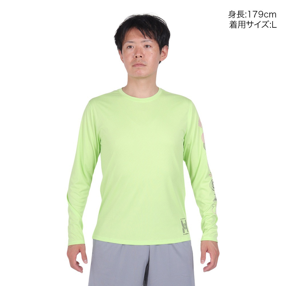アンダーアーマー（UNDER ARMOUR）（メンズ）スピードストライド ロングスリーブTシャツ 1388246 304