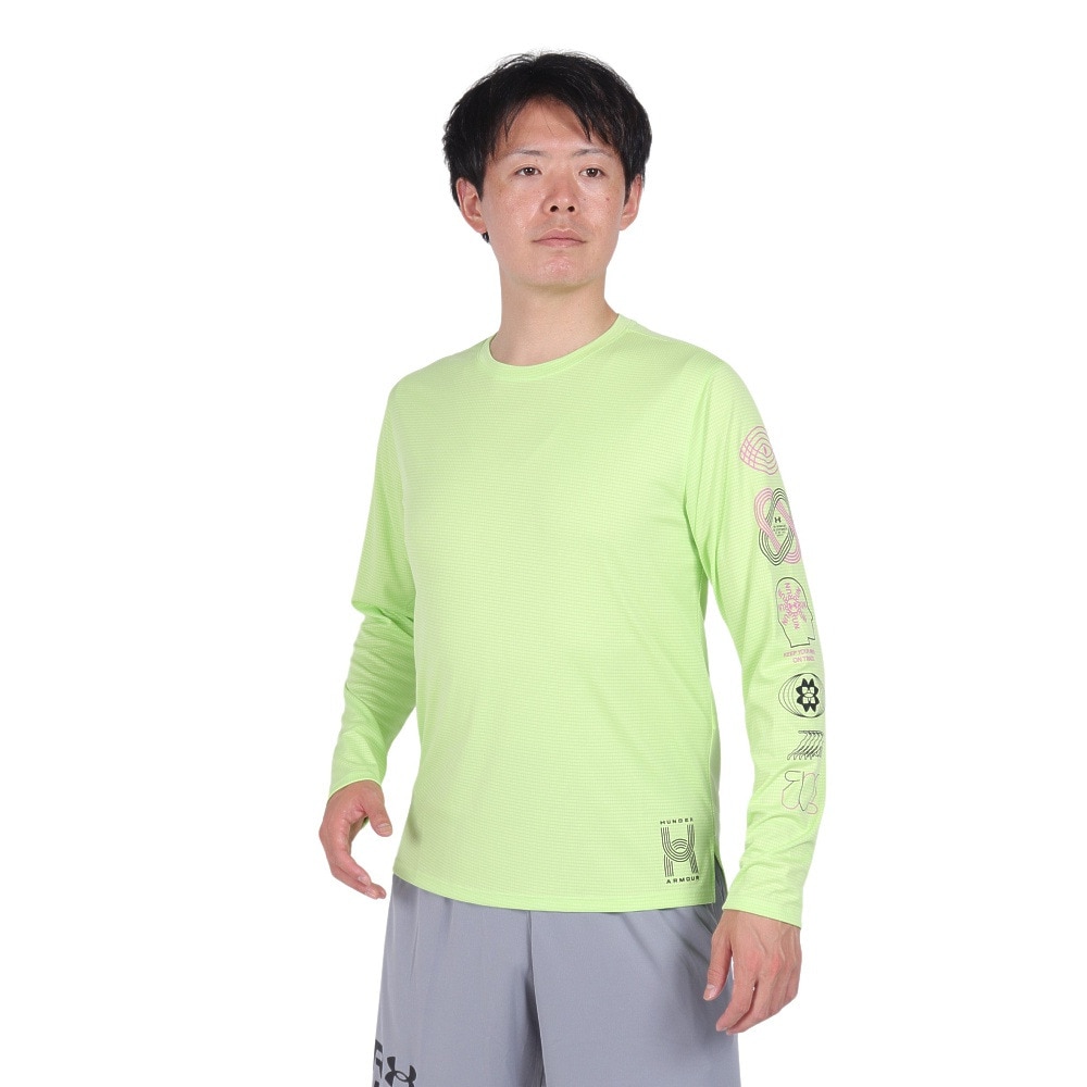 アンダーアーマー（UNDER ARMOUR）（メンズ）スピードストライド ロングスリーブTシャツ 1388246 304