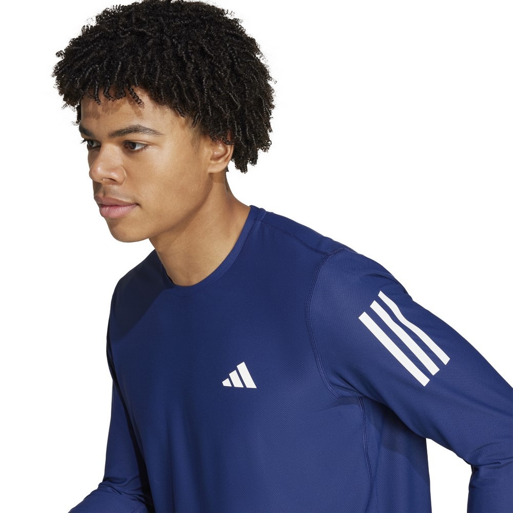 アディダス（adidas）（メンズ）オウン ザ ラン 長袖Tシャツ IKM72-IM5412