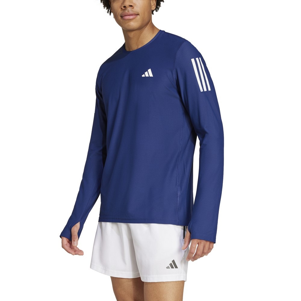 アディダス（adidas）（メンズ）オウン ザ ラン 長袖Tシャツ IKM72-IM5412