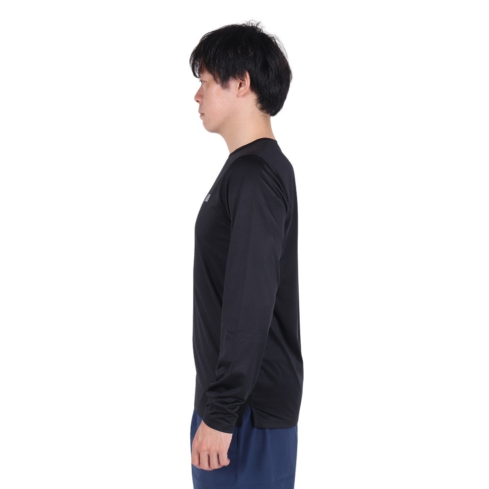 ニューバランス（new balance）（メンズ）Sport Essentials ラン ロングスリーブTシャツ MT41225BK