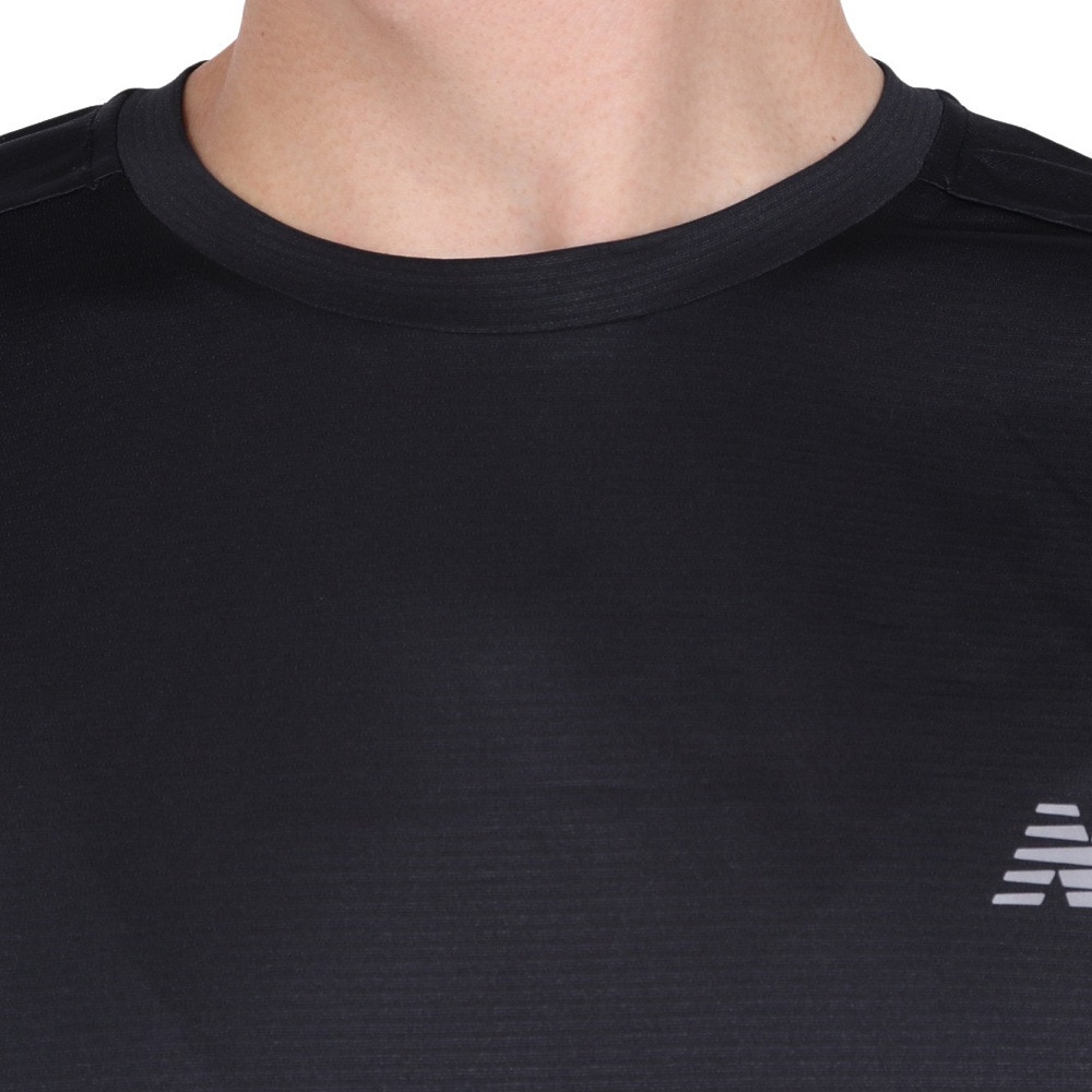 ニューバランス（new balance）（メンズ）Sport Essentials ラン ロングスリーブTシャツ MT41225BK