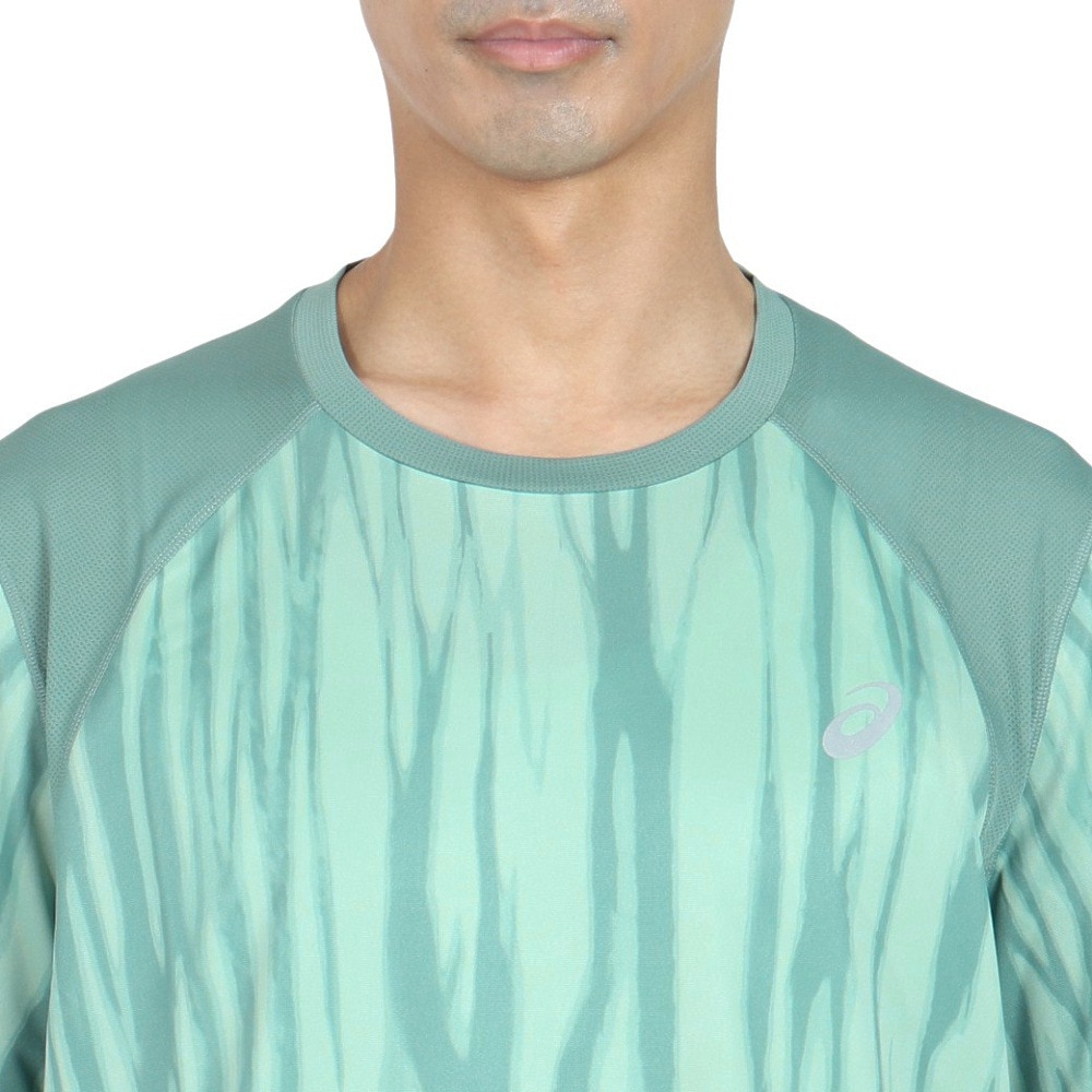 アシックス（ASICS）（メンズ）ROADランニンググラフィック長袖シャツ 2011D099.300