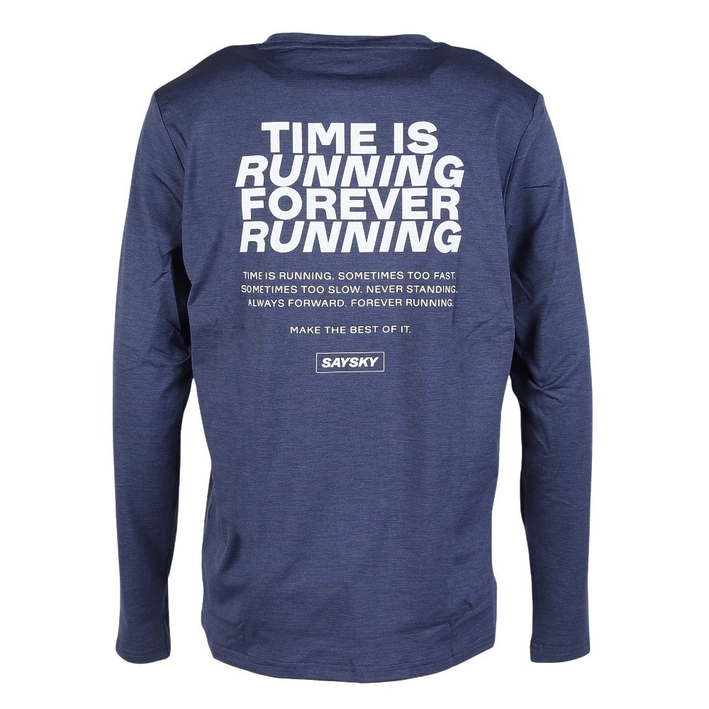 SAYSKY（SAYSKY）（メンズ）Statement Pace 長袖 ランニングTシャツ MMRLS03c2007
