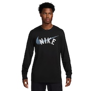 (メンズ)ドライフィット スウッシュ 長袖Tシャツ HF6133-010