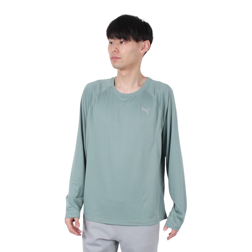 プーマ（PUMA）（メンズ）ランニング ラン ヴェロシティ AOP 長袖 Tシャツ 527242 30 MNT