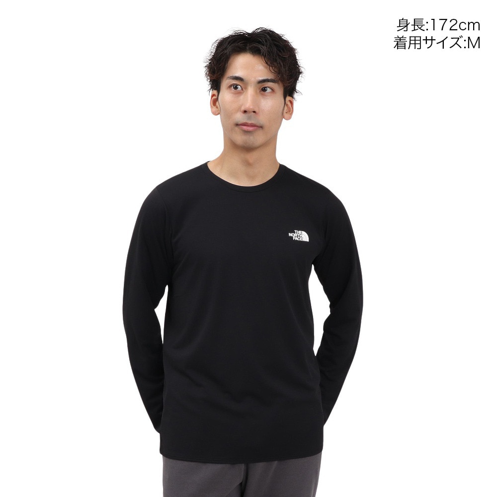 ザ・ノース・フェイス（THE NORTH FACE）（メンズ）長袖Tシャツ GTDメランジクルー NT12597 K