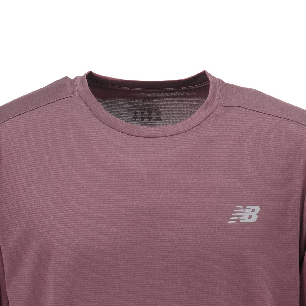 ニューバランス（new balance）（メンズ）スポーツ エッセンシャル ランロングTシャツ MT41225FDP