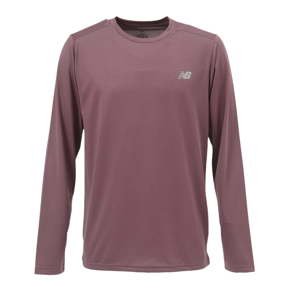 ニューバランス（new balance）（メンズ）スポーツ エッセンシャル ランロングTシャツ MT41225FDP