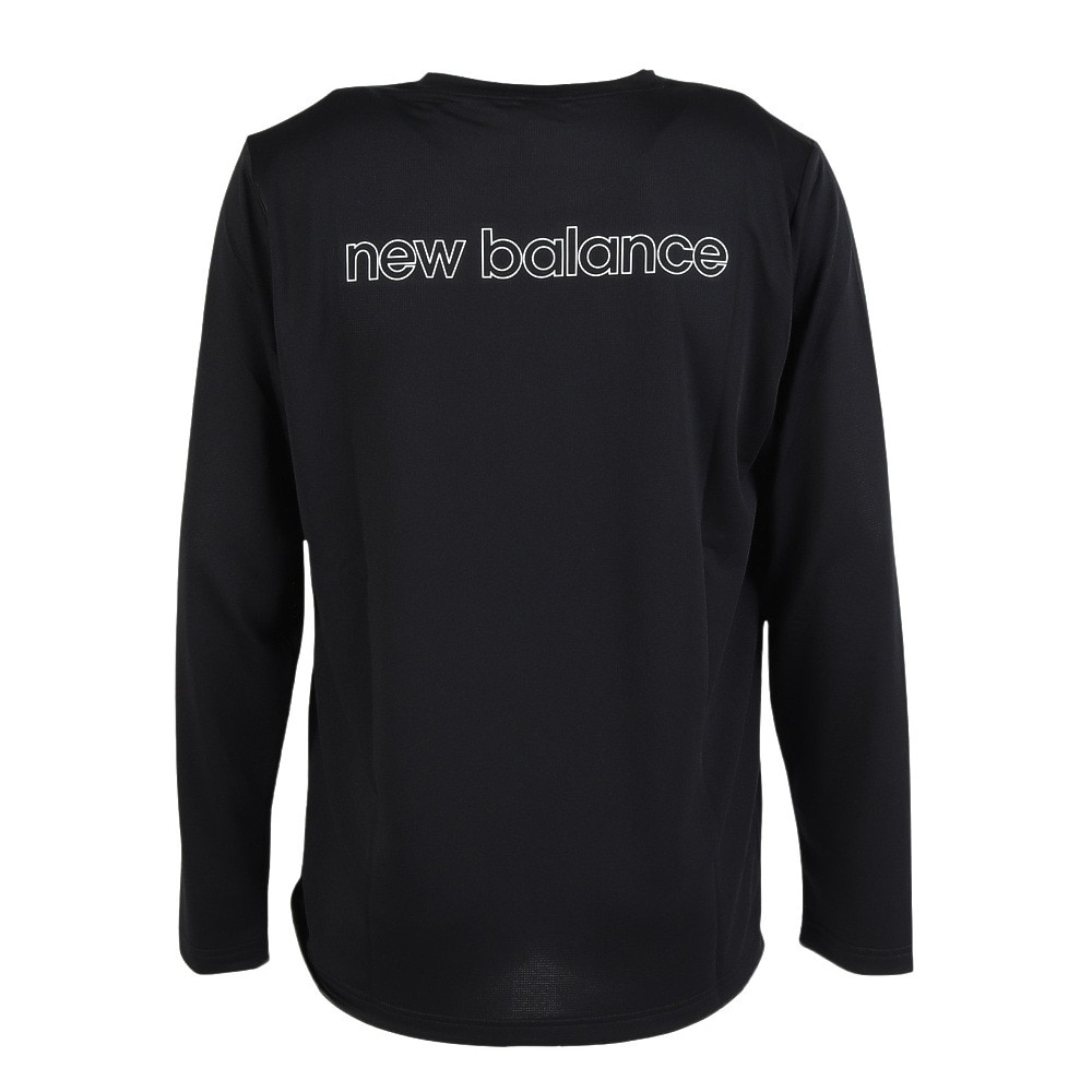 ニューバランス（new balance）（メンズ）スポーツライナー長袖Tシャツ AMT53407BK