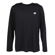 (メンズ)スポーツライナー長袖Tシャツ AMT53407BK