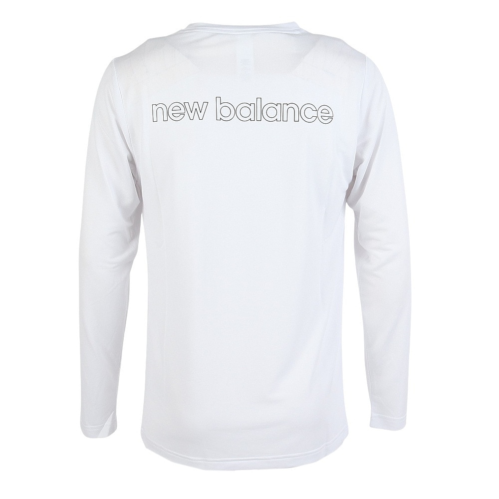 ニューバランス（new balance）（メンズ）スポーツライナー長袖Tシャツ AMT53407WT