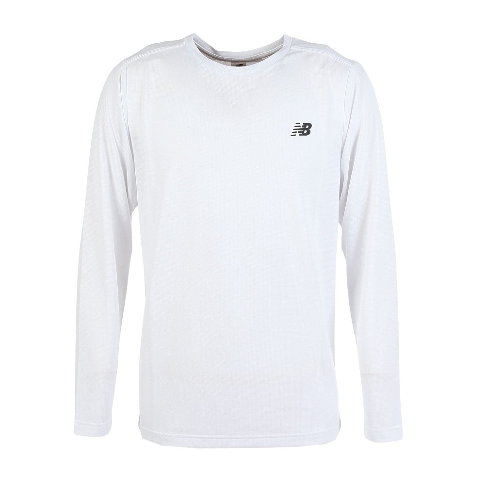 ニューバランス（new balance）（メンズ）スポーツライナー長袖Tシャツ AMT53407WT