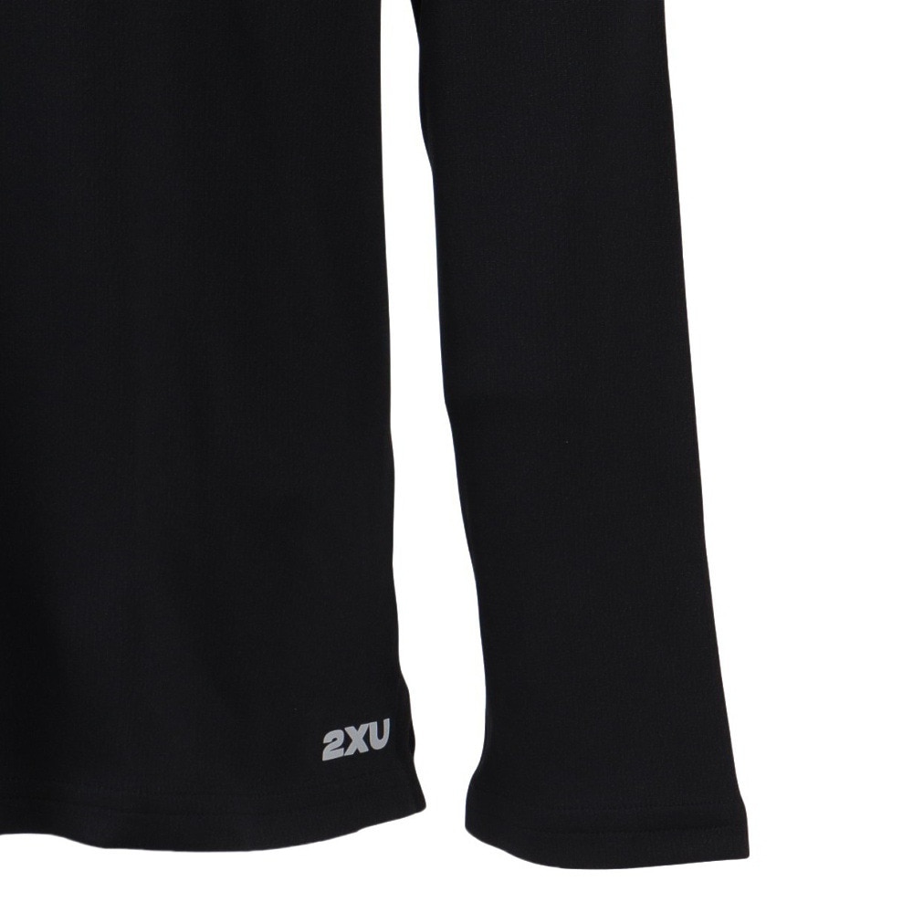 ツー・タイムズ・ユー（2XU）（メンズ）エアロメッシュ長袖シャツ MR7422A-BLK/SRF