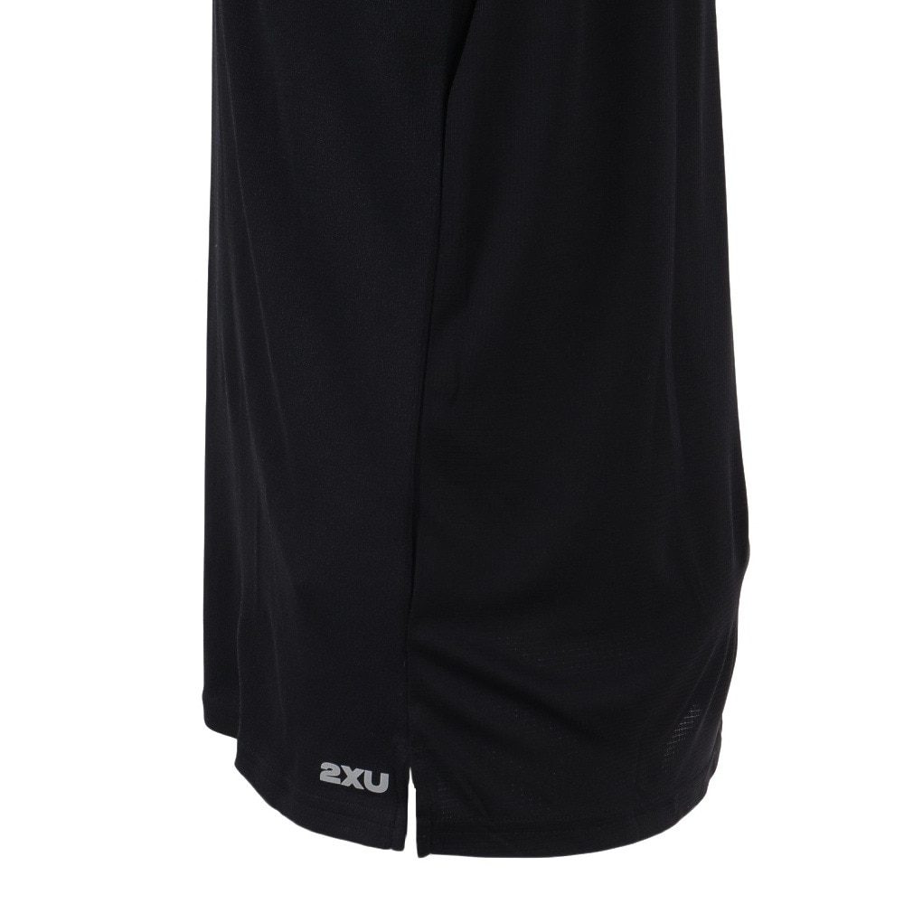 ツー・タイムズ・ユー（2XU）（メンズ）エアロメッシュ長袖シャツ MR7422A-BLK/SRF
