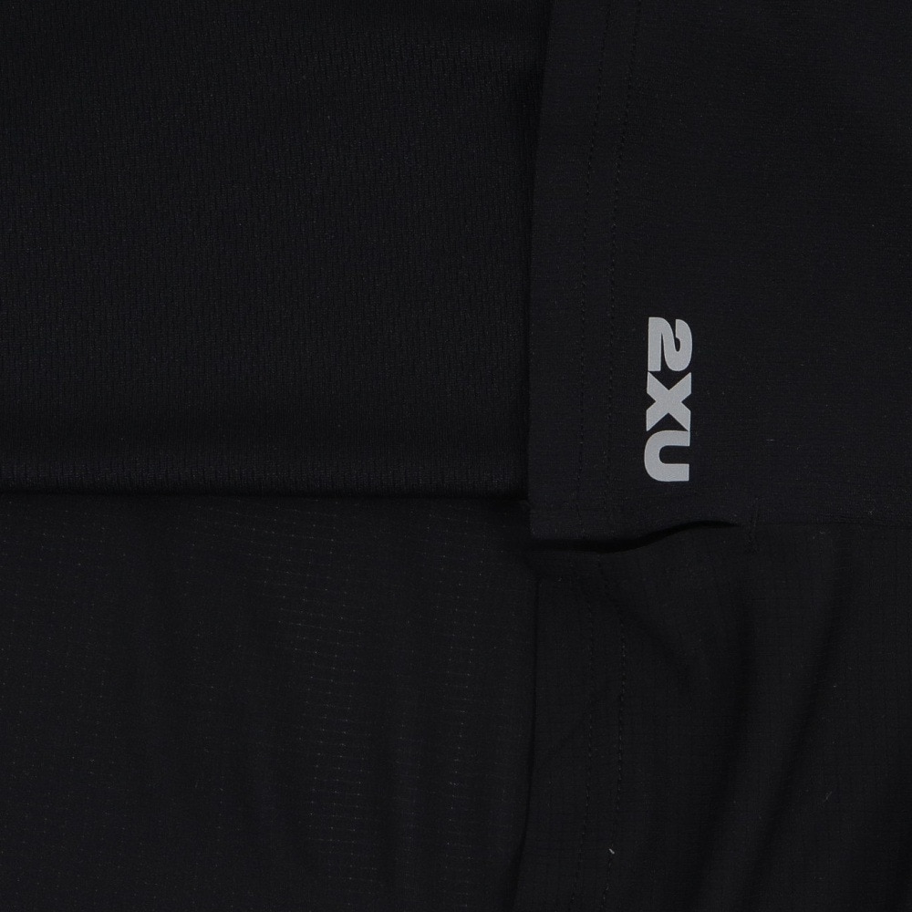 ツー・タイムズ・ユー（2XU）（メンズ）エアロメッシュ長袖シャツ MR7422A-BLK/SRF