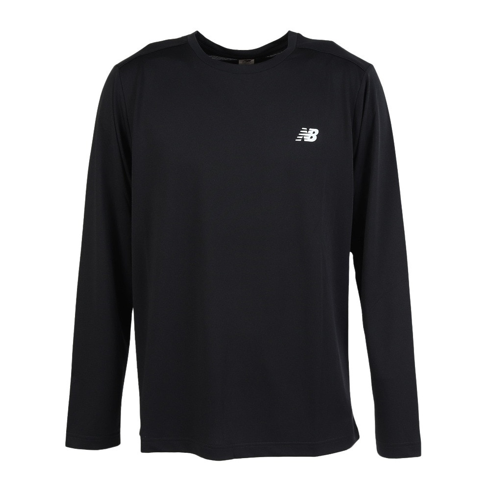 ニューバランス（new balance）（メンズ）スポーツロゴ長袖Tシャツ AMT53405BK
