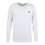 (メンズ)スポーツロゴ長袖Tシャツ AMT53405WT
