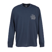 (メンズ、レディース)長袖Tシャツ フリーラングラフィッククルー NT62593 UN