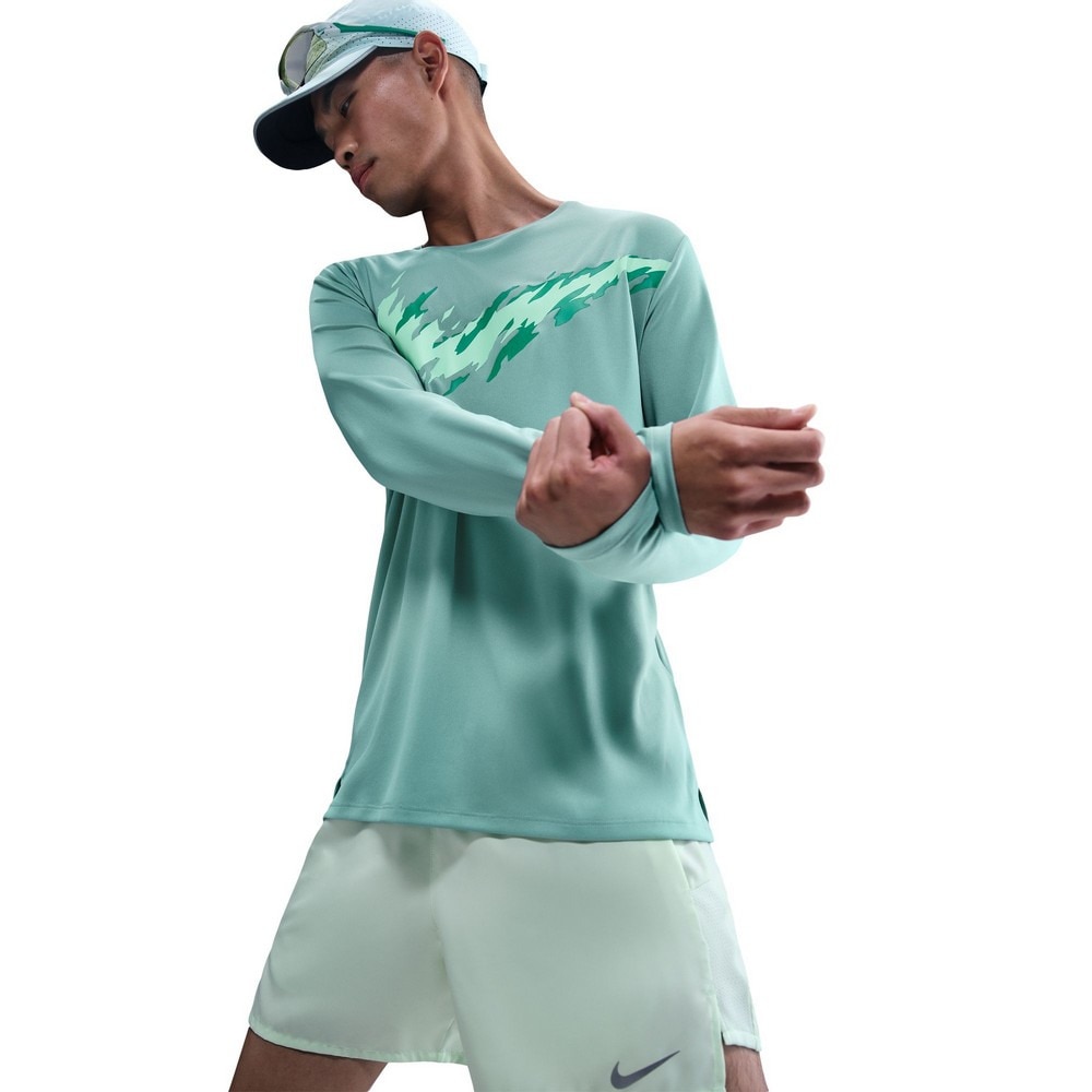 ナイキ（NIKE）（メンズ）ドライフィット UV マイラー GFX 長袖トップ HV2661-017