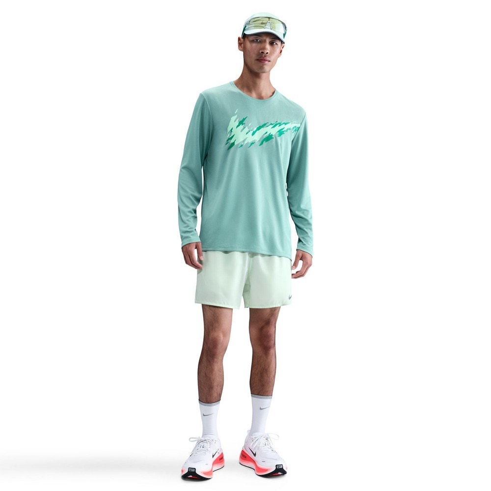 ナイキ（NIKE）（メンズ）ドライフィット UV マイラー GFX 長袖トップ HV2661-017