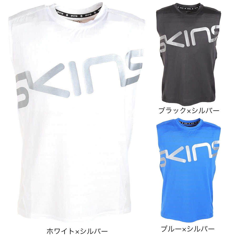 スキンズ（SKINS）（メンズ）タンクトップ メンズ ビックロゴ 184-28471-004