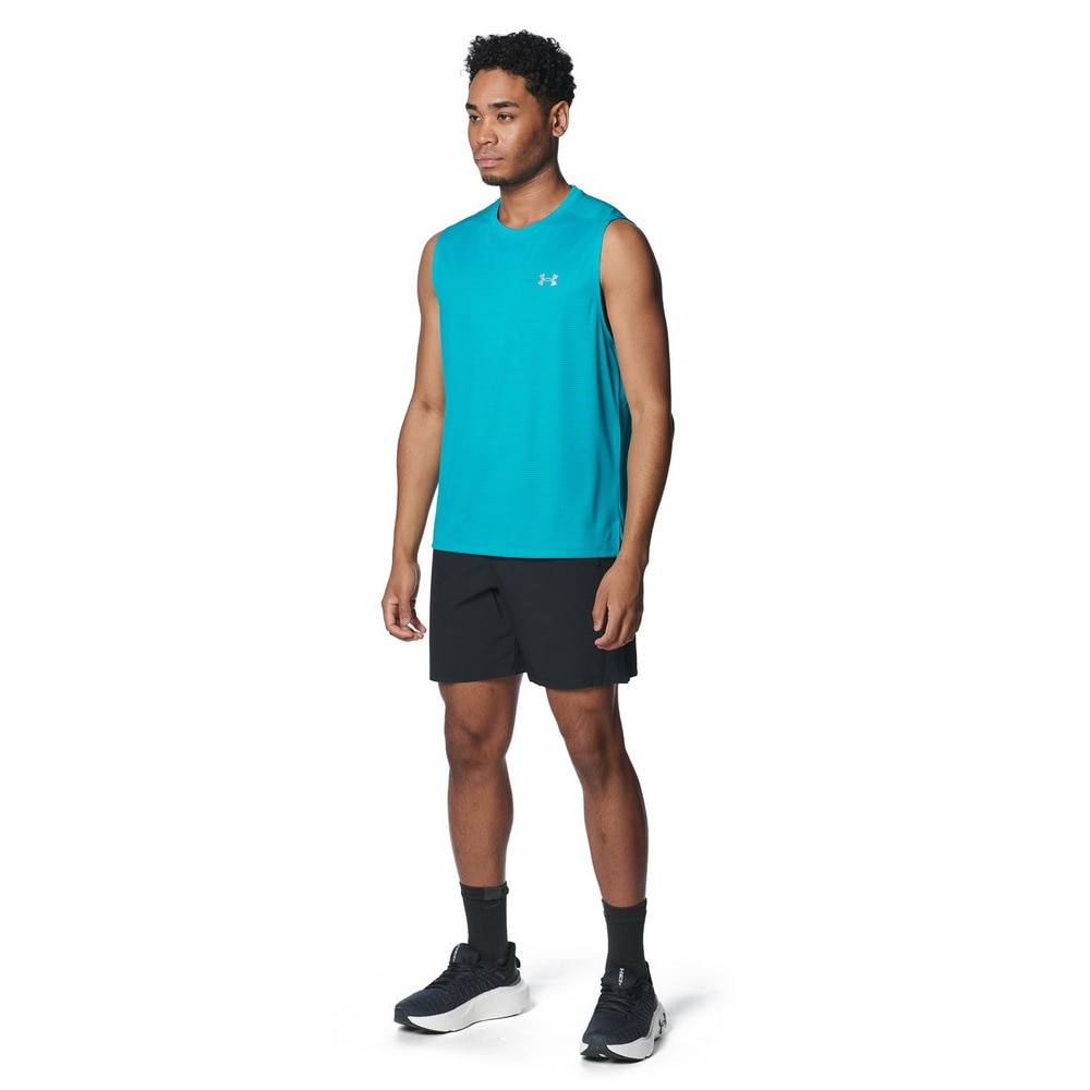 アンダーアーマー（UNDER ARMOUR）（メンズ）ランニングウェア タンクトップ スピードストライド スリーブレスTシャツ 1384782 464