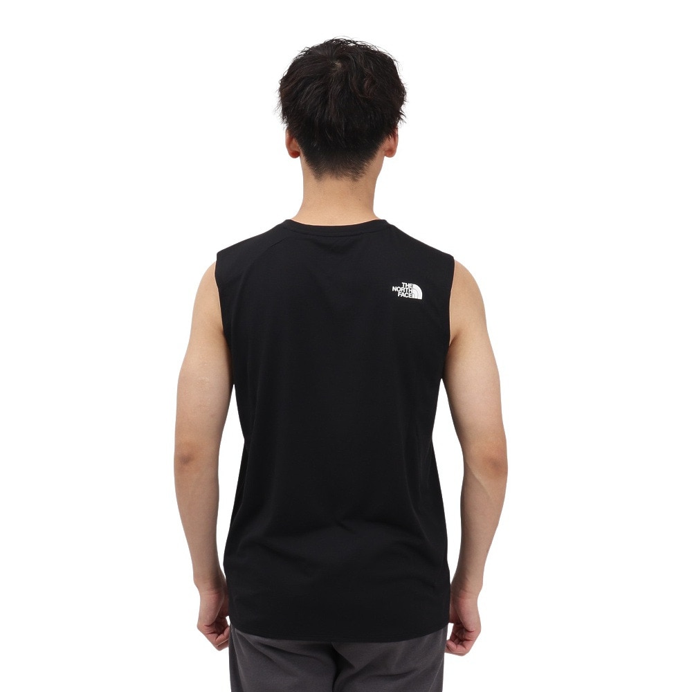 ザ・ノース・フェイス（THE NORTH FACE）（メンズ）スリーブレスGTDメランジクルー ノースリーブシャツ NT12594 K
