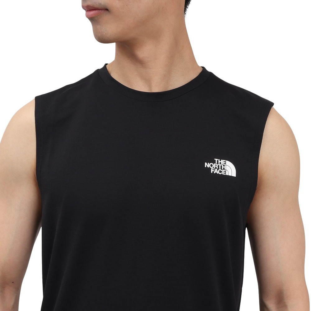 ザ・ノース・フェイス（THE NORTH FACE）（メンズ）スリーブレスGTDメランジクルー ノースリーブシャツ NT12594 K