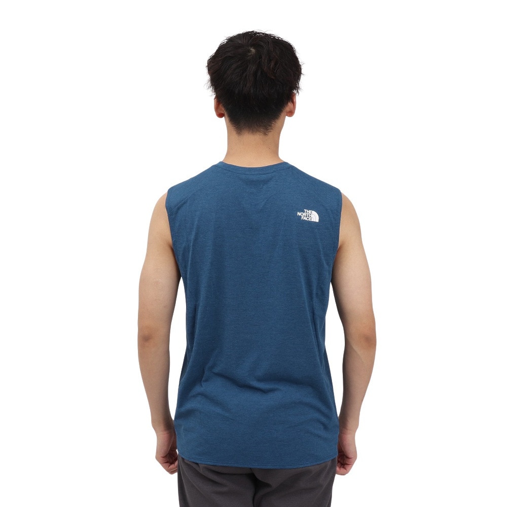 ザ・ノース・フェイス（THE NORTH FACE）（メンズ）スリーブレスGTDメランジクルー ノースリーブシャツ NT12594 OB