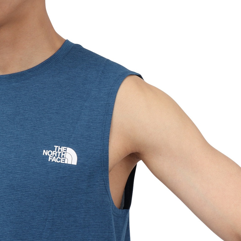 ザ・ノース・フェイス（THE NORTH FACE）（メンズ）スリーブレスGTDメランジクルー ノースリーブシャツ NT12594 OB