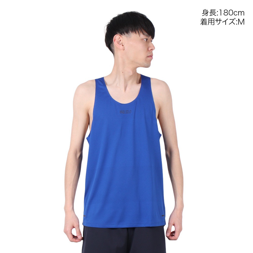 ツー・タイムズ・ユー（2XU）（メンズ）ライトスピード テックシングレット MR7151A-SUF/BRF