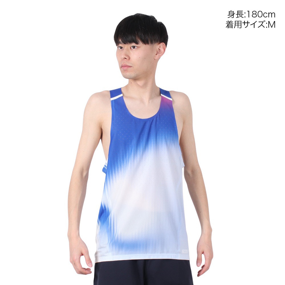ツー・タイムズ・ユー（2XU）（メンズ）ライトスピードリアクトシングレット タンクトップ MR7375A-GGS/WRF
