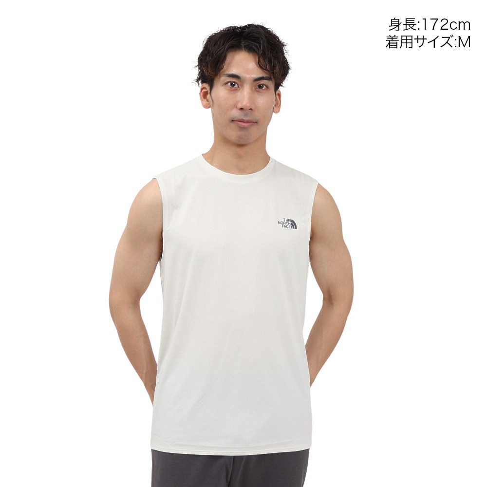 ザ・ノース・フェイス（THE NORTH FACE）（メンズ）スリーブレスGTDメランジクルー ノースリーブシャツ NT12594 GS