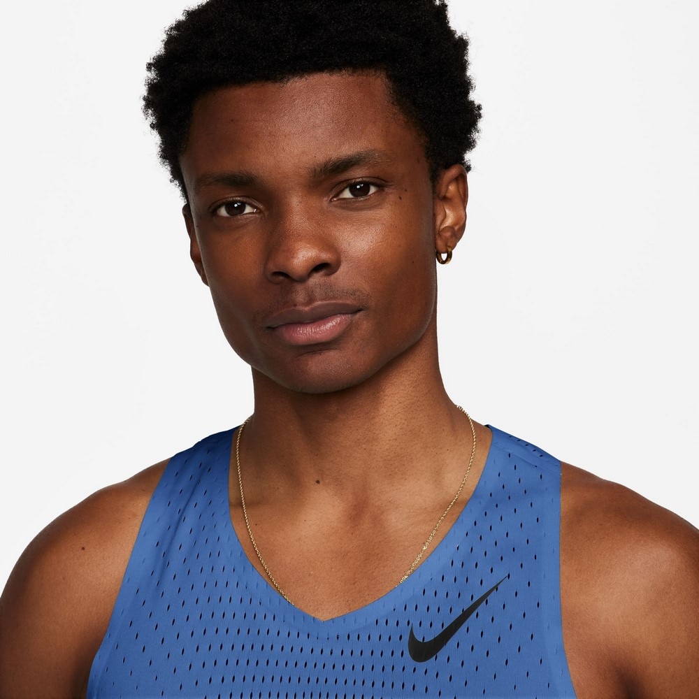 ナイキ（NIKE）（メンズ）タンクトップ ドライフィット ADV エアロスイフト ランニングシングレット FN4232-411