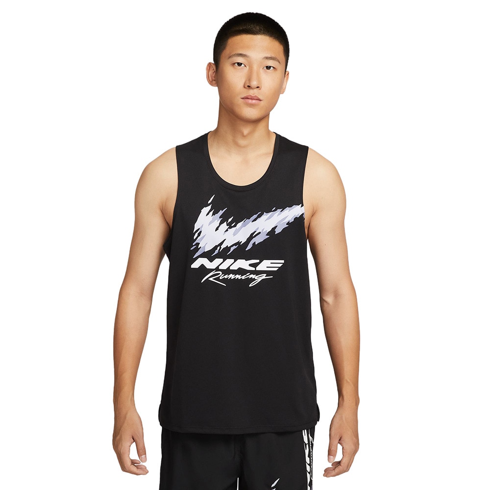 ナイキ（NIKE）（メンズ）マイラー ドライフィット ランニングタンクトップ HV6909-010