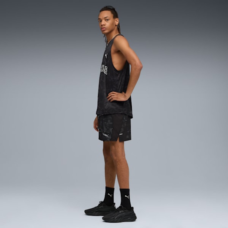プーマ（PUMA）（メンズ）ランニング ランクラブ グラフィック メッシュ タンクトップ 528224 01 BLK