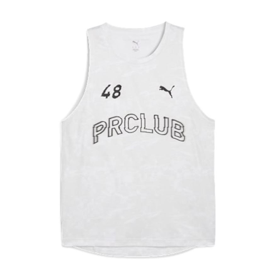 プーマ（PUMA）（メンズ）ランニング ランクラブ グラフィック メッシュ タンクトップ 528224 02 WHT