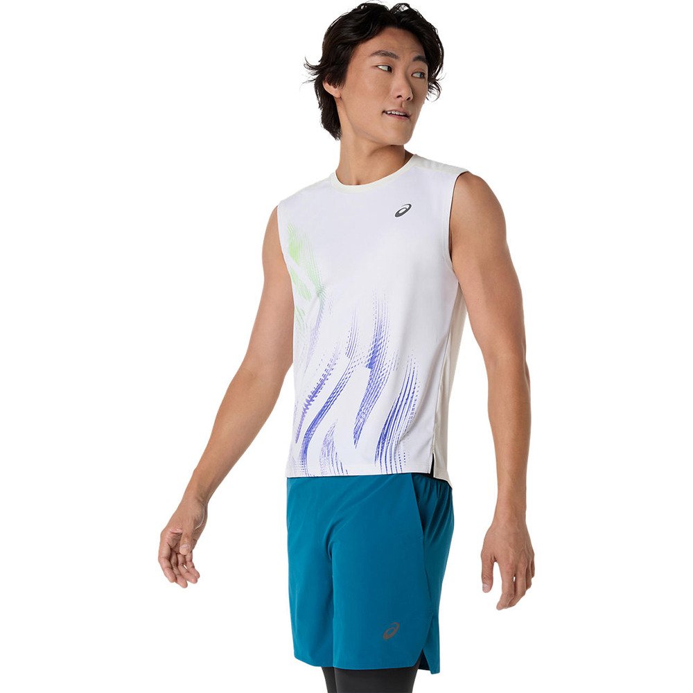 アシックス（ASICS）（メンズ）ランニンググラフィックスリーブレス