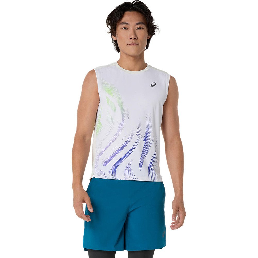 アシックス（ASICS）（メンズ）ランニンググラフィックスリーブレス