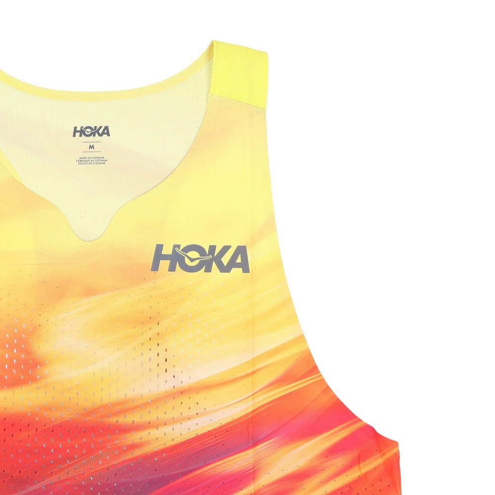 ホカ（HOKA）（メンズ）RACE DAY SINGLET TR PRT ノースリーブ 1181990