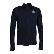 アディダス（adidas）（メンズ）オウン ザ ラン 1/2ジップ 長袖Tシャツ BL769-HL5998